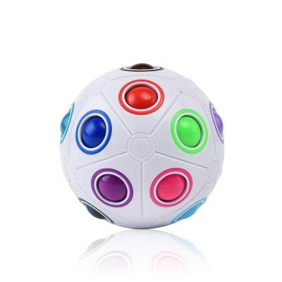 China Office\Garden\Home\School Wholesale Prices Starry Sky Camouflage Game 3d Noise Rainbow Stress Squishy Balls Wiggle Cube Toy for sale