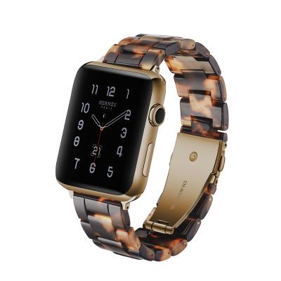 China Water Resistant Resin Strap Replacement Belt For Apple Watch 40mm 44mm Accessories for sale