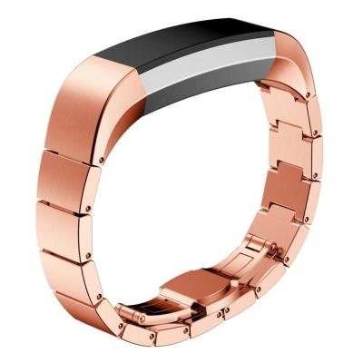 China New Luxury Stainless Steel Wrist Band Strap Strap For Fitbit Watch Bands for sale