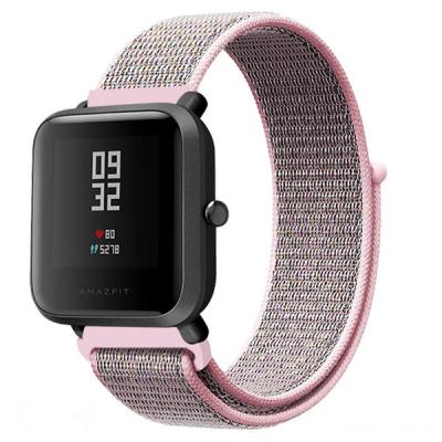 China Low MOQ 20mm Nylon 22MM Watch Band For Amazfit Bip Smart Wrist Strap For Galaxy Watch 46mm Gear s3 Watch Bands for sale