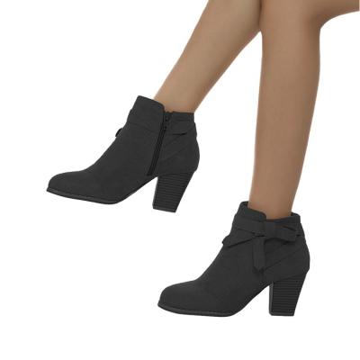 China Popular Fashion Trend Middle East Autumn And Winter Women's Boots, Women's Ankle Aoots for sale