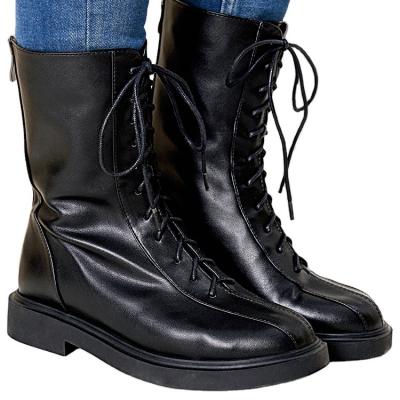 China Autumn And Winter Fashionable And Fashion Trend Simple Women's Combat Boots 2021 New Women's Shoes for sale