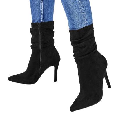 China Boots Women's Elegant Shoes Women's High Heels Women's Fashion Boots Autumn And Winter New Women's European and American Fashion Trend for sale