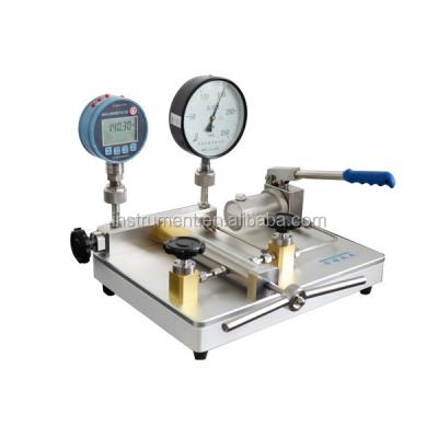 Chine Comparateur de haute pression et calibrateur de pression à pompe manuelle pour HS728 en aluminium à vendre