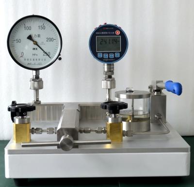 China HS706 Comparador hidráulico para aceite Instrumento de ensayo de 0-1600 bar en venta