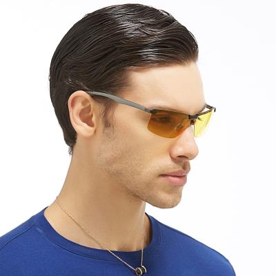 China & UV400; Polarized Men's Sunglasses Polarized Sports Eyewear Bracket Motorcycle Vintage Photochromic Sunglasses for sale