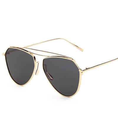 China Fashion sunglasses Korean version of the new metal sunglasses men and women the same sunglasses for sale