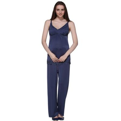 China Latest Design Breathable Ladies Lace Up Trim Set Or Pregnant Nursing Pajamas Clothes for sale