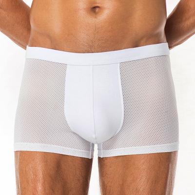 China Factory Delivery Price Breathable White Cotton Mens Custom Underwear Boxers for sale