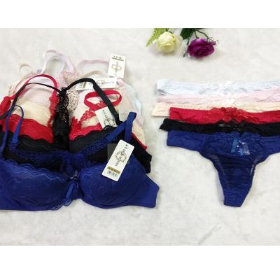 China Factory delivery price promotion women bra underwear one piece set for sale