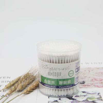 China Jinhulu 200pcs of stitch 3006 in pp transparent box with stick baby ear cotton swab bamboo round for sale