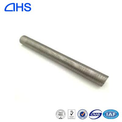 China Perforated Metal Mesh Pipe Filter Corrosion Resistance Stainless Steel Tube for sale