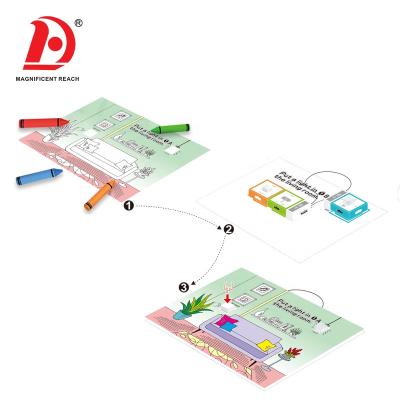 China Common Sense/DIY/Stem Toy HUADA 2021 Common Stem Learning Educational DIY Toys Kit Logic Games Thinking Training Blocks Stem Toys For Children for sale