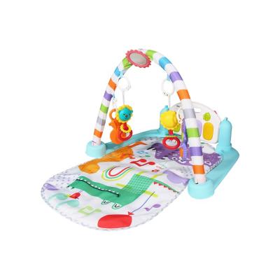 China HUADA 2021 Toy Infants Activity Floor Gym Musical Folding Piano Toy Baby Educational Play Mat For Children for sale