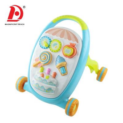 China Sit to Stand with Music and Light HUADA 2021 Learning Toy Cute Multifunctional Baby Walker Walking Toy with Accessories for sale