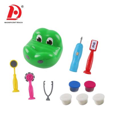 China HUADA 2021 Creative Educational Game Interesting Children Modeling Color Clay Play Dough Toys Set 31.5*7.5*22cm for sale