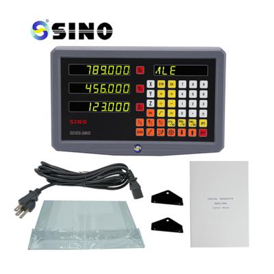 China SINO SDS2-3MS Professional 3 Axis Plastic Digital Readout DRO KIT Best dro for milling machine for sale