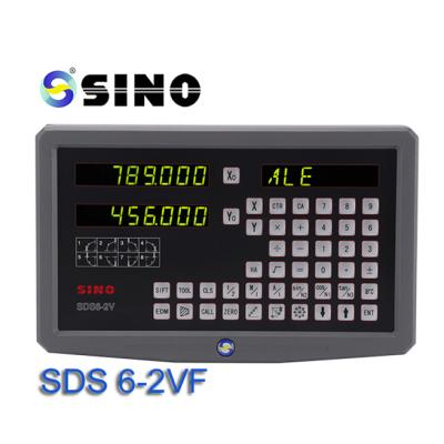 China SINO SDS6-2VF 2 metal axis digital readout dro turret mill auto feed digital readout used for EDM for sale