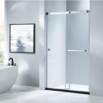 China KD5232 Quiet Operation Bypass Frameless Glass Shower Door Enclosed Shower Room for sale