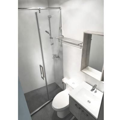 China KM03 Modern Complete Small Bathroom Project Designs Ideas Include Bathroom Cabinet/Toilet Track/Towel/Shower Door for sale