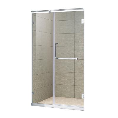 China Modern Shower Enclosure Frameless Frameless Tempered Glass Screen Shower Door Hinges Clear Glass Shower Door for sale