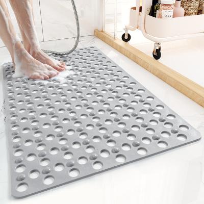 China New Viable Non-slip Floor Mat Foot Pad New Mat Long Safety Elastic Shower Bathtub Bathroom Tape Mat Quality Environment Shower Bath for sale