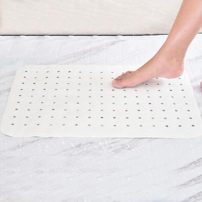 China Abeis Sustainable Bathroom Bathing Mat Home Bathtub Cloud Strip PVC Bathroom Anti-Slip Mat Pool Waterproof Floor Mat for sale