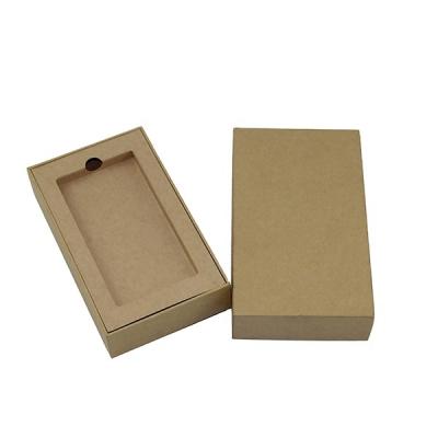 China Dongguan Biodegradable Factory Specialized Packaging Handmade Supplier Mobile Phone Gift Box Cover and Base Packaging Paper Luxury Box with Insert for sale