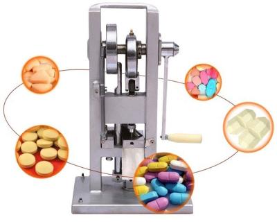 China TDP0 Handheld Pill Press Machine 15KN Druckmaschine mit einem einzigen Schlag zu verkaufen