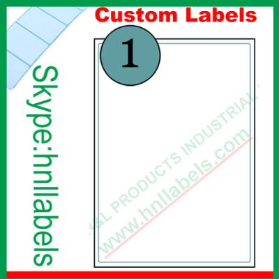 China Avery Labels(199.6 x 289.1mm) Compatible Inkjet/Laser Labels L7167/J8167 for sale