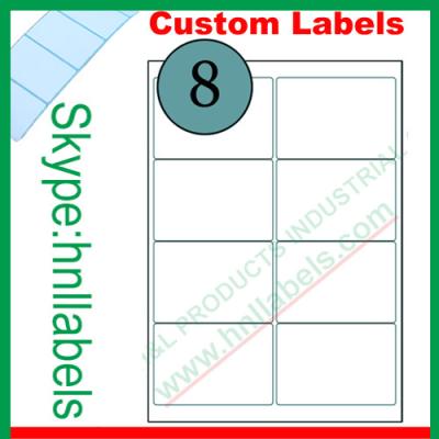 China 8Up Avery Labels  (99.1 x 67.7mm) Compatible Avery Labels L7165/J8165 for sale