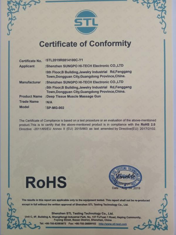 RoHS - Shenzhen Sungpo Hi-Tech Electronic Co., Ltd.