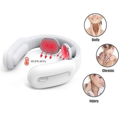 China 2021 Shenzhen Neck Vibrator Smart Electric Neck Massager Wireless Folding Neck Massager With Remote for sale