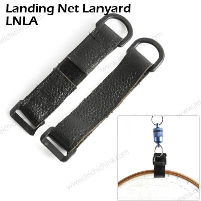 China Fly Fishing Tool Leather Landing Net Leather Fishing Lanyard for sale