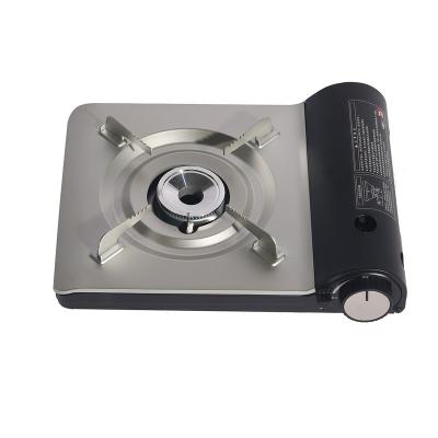 China Portable Outdoor Cheap Factory Price Carry Outdoor BBQ Single Burner Butane Easy Clean Gas Stove for sale