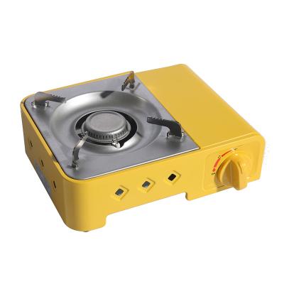 China Amazon Outdoor Hot Sales Easy Carry Electronic Ignition Cooking Gas Butane Indoor Outdoor Camping Stove for sale