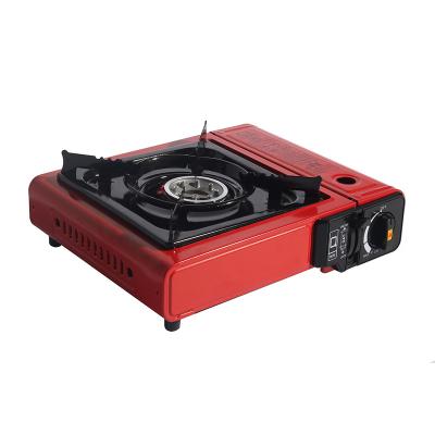 China New Cassette Portable Windproof Design Portable BBQ Grill Design Easy Cook Outdoor Simple Clean Single Gas Stove for sale