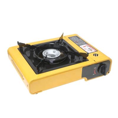 China Modern new design outdoor windproof small table top stainless steel low price energy saving gas stove for sale