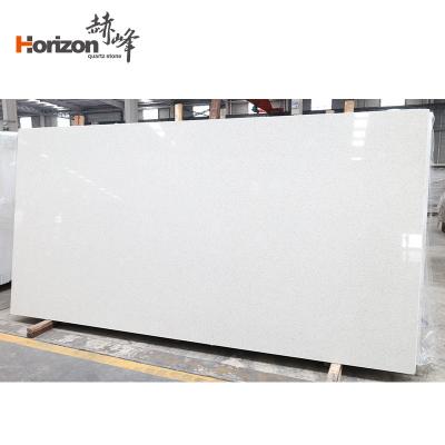 China Durable Horizon calacatta white Quartz Stone Slab	Engineered Stone Benchtop artificial Quartz Stone Slab for sale