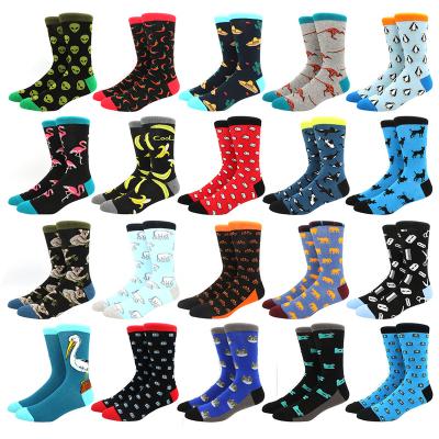 China Funny Alien Socks Sporty Cotton Men's Socks For Man Women Novelty Color Crew Casual Dress Socks For Accessories Happy Wedding Gift for sale