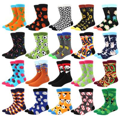 China Fashion Sporty Men's Fashion Pattern Funky Colorful Funky Socks Novelty Luxury Crazy Dress Socks Cotton Happy Funny Animal Socks for sale