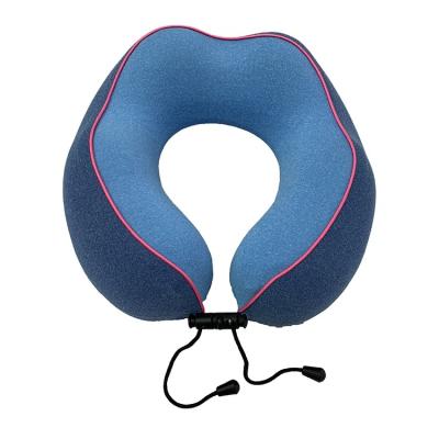 China 2022 PORTABLE New Design 360 Spend Good Neck Airplane Memory Foam Travel Neck Pillow Support Kit for sale