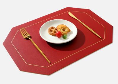 China Home Decor Products OIL PROOF TABLE MAT PVC DINING PLATE MAT anti slip mat en venta