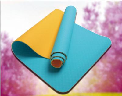 China Non Slip Excercise Yoga Mat various color yoga mat for choose, Good Quality Eco friendly Printed Yoga Mat en venta