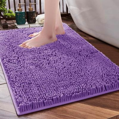 China Cross border hot selling encrypted Schneider floor mat  irregular bathroom toilet water absorbing mat anti slip mat for sale