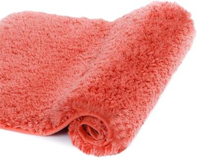 China Non Slip Bath Mat for Bathroom (16 x 24, Taupe Grey)Water Absorbent Soft Microfiber Shaggy Bathroom Mat Machine Washable for sale