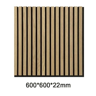 China Polyester fiber wooden bar grille sound-absorbing board indoor wall protection panel for sale