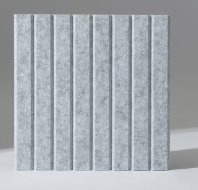 China PET Wall Board Tiles Slat Wall Paneling, Felt Bulletin Board Tiles for Office Polyester Fiber Acoustic Panel-12-Pack (Marble White) for sale