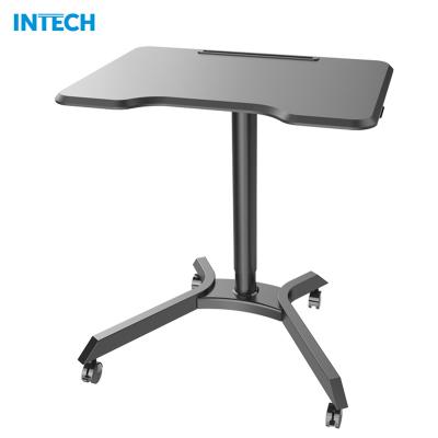 China (Height) Adjustable Desk Stand Office Workstation Negotiations Table Leisure Pneumatic Table for sale