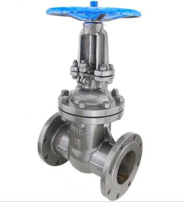 China Carbon Steel Water Gate Valve Flange Connection Type Compact Structure for sale